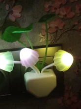 Luminaria-Lamp Mushroom Night-Light Us-Plug LED Induction-Dream Novelty Fungus 220V EU