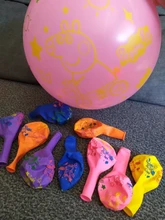 Globos de látex de colores para niños y niñas, decoración de fiesta de dibujos animados de Peppa Pig, George, regalo de cumpleaños