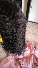 Pelucas de cabello humano malayo para mujeres negras, Bob corto de cabello humano rizado con cierre de encaje 4x4, prearrancado con pelo de bebé
