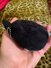 FUDEAM-monedero suave de felpa con dibujos animados para mujer, cartera pequeña con cremallera de Animal, monedero para niños y niñas, con Cable USB y auriculares