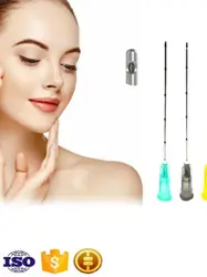 Free Shipping 50pcs Blunt tip micro cannula medical injection needle For Hyaluronic Acid Filler Injection