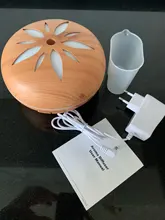 Essential-Oil-Diffuser Air-Humidifier Led-Lights Wood-Grain-Aroma-Diffuser Ultrasonic