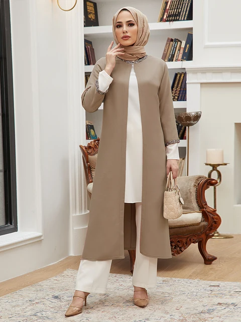 Hijab Suit 3 Piece Set Muslim Dress Islamic Women's Clothing 2