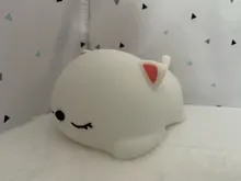 Bedside-Lamp Night-Light Touch-Sensor Remote Bedroom Baby Gift Rechargeable Silicone