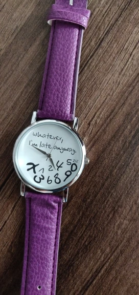 Funny Whatever I am Late Anyway Women Watch photo review