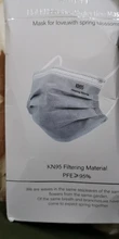 20 unids/caja CE KN95 5 capas máscara gris carbono activado polvo respirador máscara protectora para la cara a prueba de polvo FFP2 coreano KN95 ffp2mask