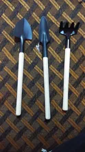 Gardening-Tool Head-Shovel Rake-Spade Flowers Metal Mini 3pcs Soil-Raising Portable
