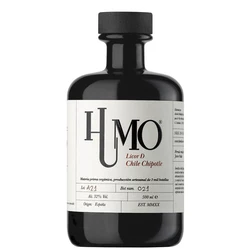 HUMO LICOR DE CHILE CHIPOTLE - BOTELLA 0.5 L - Licor de chile chipotle picante y ahumado elaborado en España por el chef Roberto
