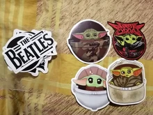 Pegatinas de banda de Rock en blanco y negro, para Skateboard Punk, Motor de coche, portátil, guitarra, juguete clásico de niños, pegatinas de grafiti, 10/30/50 Uds.