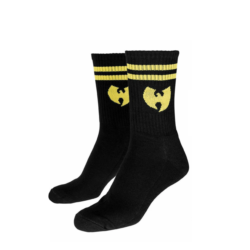 Носки Wu Wear городские модные носки Tang Clan черные в стиле хип хоп|Мужские носки| |