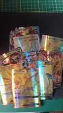 10-300 Uds francés versión tarjetas de Pokemon V GX MEGA equipo EX juego Tarjeta de batalla