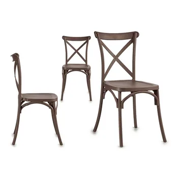 

Dining Chair Gift Decor Grey Wood Wood (51 x 89,5 x 46 cm)