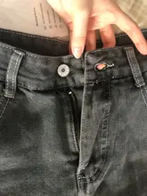 Women Jeans Cargo-Pants Wide-Leg Gray Loose Blue Girl Baggy High-Waist Straight Casual