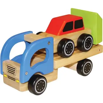 

Truck conveyor with wood car