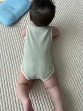 Body liso sin mangas para recién nacido, monos de una pieza