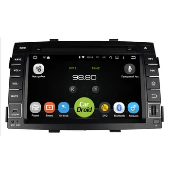 

Native reciever cardroid rd-2302d for Kia Sorento 2, 2009 (Android 9.0) DSP