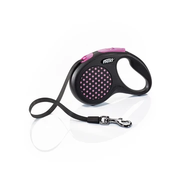 

Flexi leash-roulette design S 5m tape, blue, 16,5x3, single