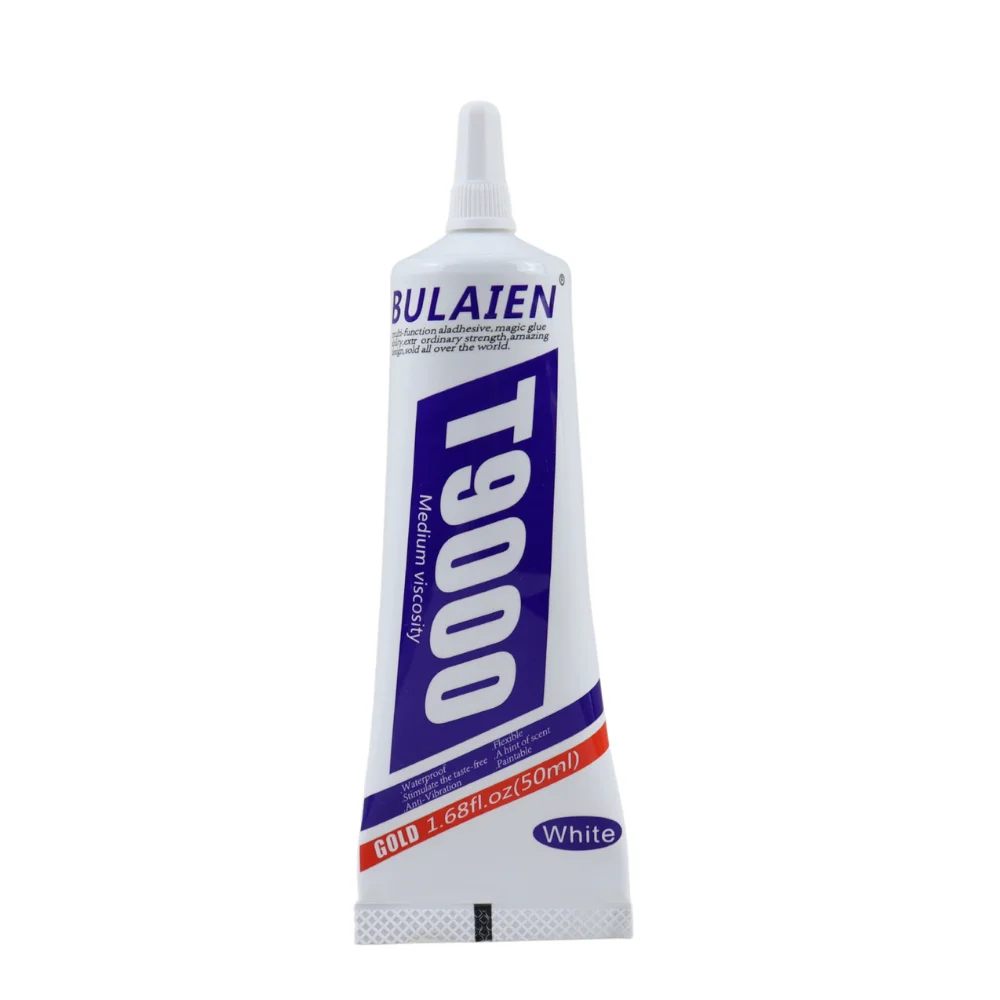 15ML 50ML 110ML Bulaien T9000 투명 접촉 수리 접착제, 정밀 애플리케이터 팁 아크릴 친화적 접착제