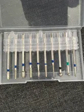 10 unids/caja de taladro clavo poco Rotery de fresado para manicura pedicura archivos cutícula Burr herramientas de uñas Accesorios
