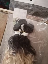 Meepo-mechones de cabello sintético Afro rizado, extensiones de cabello de 32 pulgadas con rizos súper largos, pelo de color marrón, Rubio, degradado