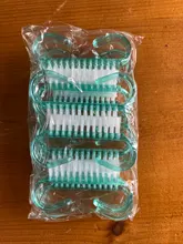 Cepillo para limpieza de uñas, herramientas de manicura de decoración de uñas, accesorios acrílicos, 10 Uds.