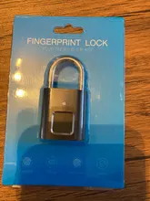 HISMAHO-candado de huella dactilar inteligente, impermeable, recargable por USB, antirrobo, Mini cerradura eléctrica para estuche de equipaje