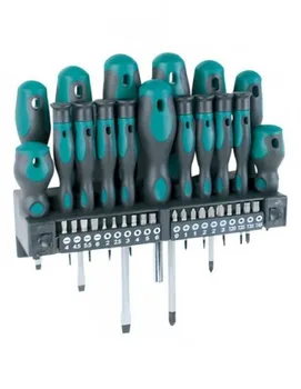

Screwdriver Set and tips 37 PCs Mannesmann m11415