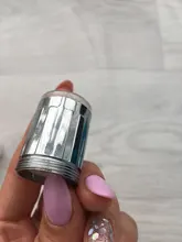 De luz LED grifo boquilla RGB 7 cambio de colores parpadeante temperatura grifo aireador de ahorro de agua de cocina cuarto de baño accesorios ML