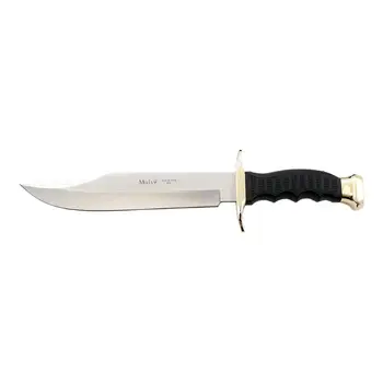 

Big Mountai knife tooth 95-220 22 cm MoVa steel sheet and black rubber grip.