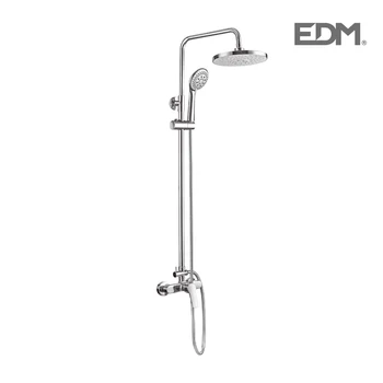 

BATHROOM BAR WITH SINGLE LEVER TOP SPRAY, FLEXO AND HANDLE SHOWER EDM