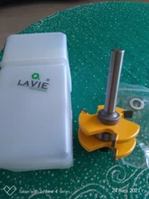 LAVIE 2 pcs 8mm Shank Tongue & Groove Joint Assemble Router Bits T-Slot Milling Cutter