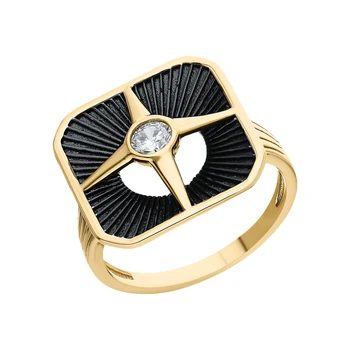 

Silver ring with cubic zirconia sunlight sample 925