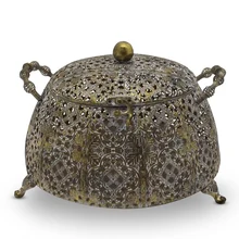 Декоративная латунная коробка(27X27x18 см) BigBuy Home