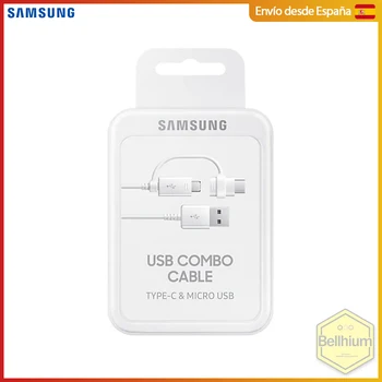 

Samsung Micro USB Cable/Type C to USB 1.5M 2.0/3.0 (3.1 Gen 1) original white color in Blister