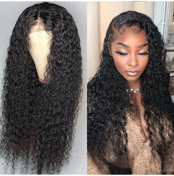 Mongolian Kinky Curly Lace Front Human Hair Wigs Prepluck Natural Hairline 150% Density Beaudiva Human Hair Wigs For Black Women 4