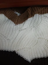 Women Sweater Pullover Long-Sleeve Plus-Size Tops Loose Thick Casual Fashion New Patchwork