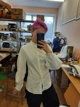 Blusa de gasa de manga larga para verano, camisa de oficina para mujer, tops y blusas para mujer, top de talla grande