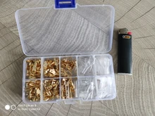 Wire-Connector Assorted-Kit Spade Crimp-Terminals Electrical-Wire Female Insulated 270PCS