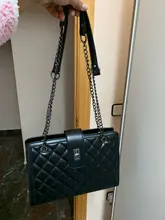 Bolsos de cuero Vintage para mujer, bolso de hombro femenino, grande, cruzado, negro
