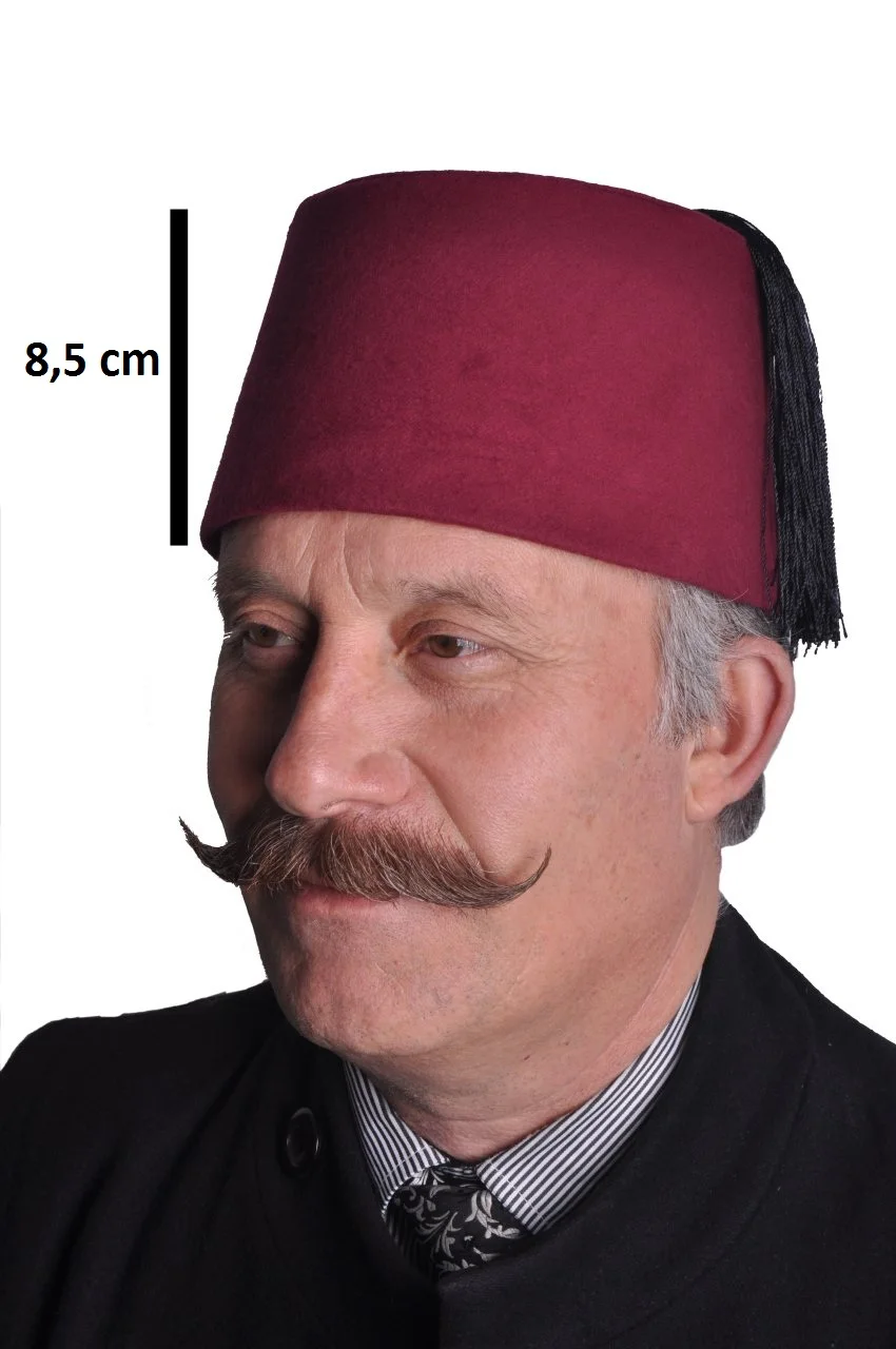 RED Felt FEZ HAT Tommy Cooper Turkish 