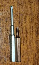 LAOA-brocas de destornillador de alta precisión, herramientas manuales de acero S2 de 4mm, 1 unidad