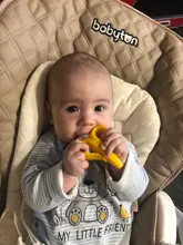 Ring Teether-Toys Toothbrush Dental-Care Banana Nursing-Beads-Gift Chew Baby Silicone