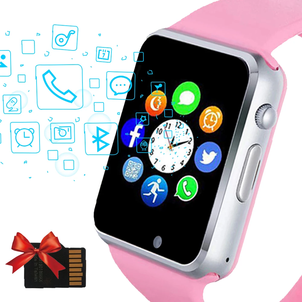 2020 Beaulyn A1 Смарт часы для мужчин Android телефона Apple Watch Поддержка Sim TF карта 0.3MP камера