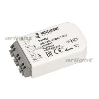 028750 INTELLIGENT ARLIGHT Диммер DALI-201-50W-DC-SUF(11-50V DC, 1400mА) ARLIGHT