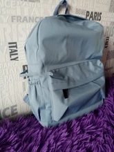 Mochilas de Nylon resistentes al agua para mujer, morrales de Nylon resistentes al agua para estudiantes de ocio Harajuku con cremallera sólida, mochilas que combinan con todo, gran capacidad Ulzzang