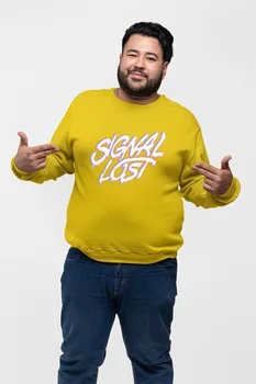 

Angemiel Wear Signal Lost Yellow Men 'S Sweatshirt