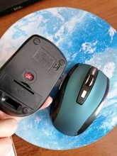 CARPRIE-ratón inalámbrico profesional para juegos, óptico, 2000 DPI, USB, para PC, portátil, escritorio, Jan17