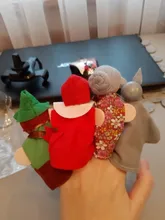 Plush-Doll Finger-Puppets Animals Hand-Cartoon Baby Theater Mini Children Educational