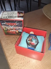 Disney-Reloj de escuela primaria para niños, caja de regalo de dibujos animados, reloj exquisito, regalo creativo para el Día de los niños