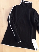 Winter Sweater Turtleneck Slim-Fit AMII Women Causal Autumn Minimalism for Spliced 12040303